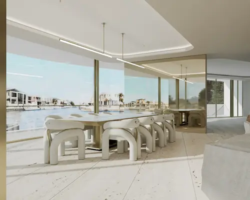 Sovereign Islands III — detail of the completed interior